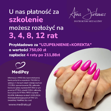 kurs paznokci na raty