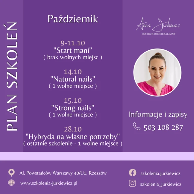 kurs z paznokci Rzeszów